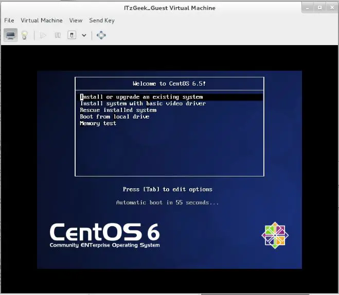 CentOS 7 - Virt Manager - VM Console