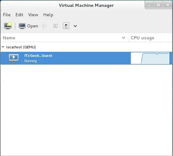 CentOS 7 -  Virt Manager