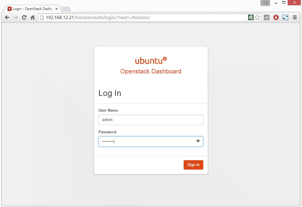 OpenStack - Configure Horizon