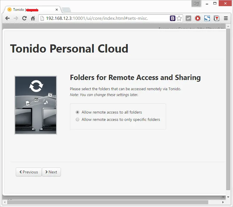 Install Tonido - Remote Access and Sharing