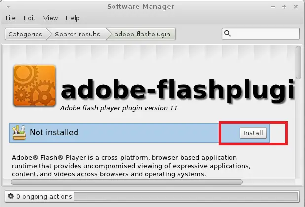 adobe flash player install manager