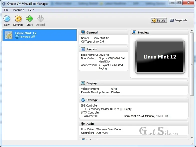 Linux Mint In Virtualbox