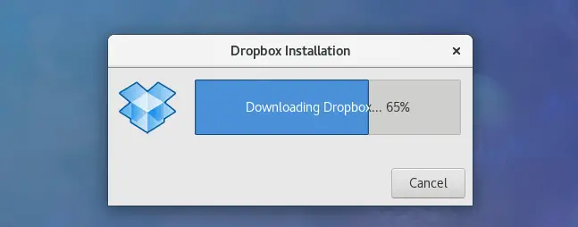 Install Dropbox on Fedora 27 - Installing Dropbox