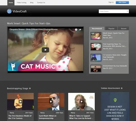 VideoCraft - InkThemes