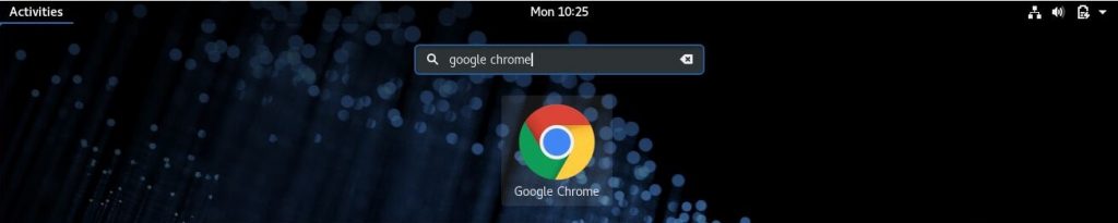 Install Google Chrome on Fedora 28 - Start Google Chrome on Fedora 28