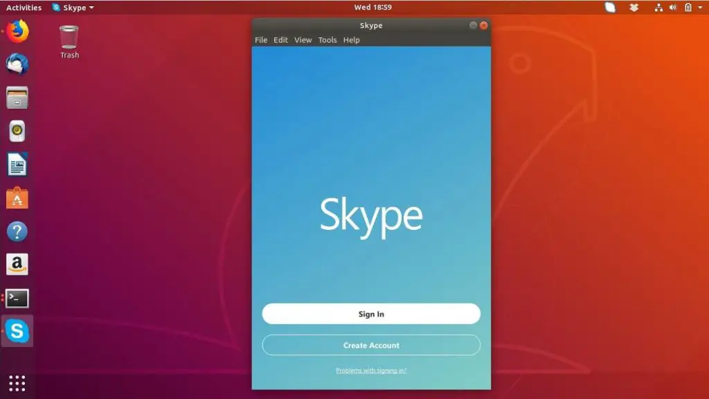 Install Skype on Ubuntu 18.04 - Skype Running on Ubuntu 18.04