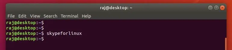 Install Skype on Ubuntu 18.04 - Start Skype From Terminal