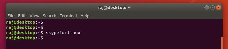 Install Skype on Ubuntu 18.04 - Start Skype From Terminal