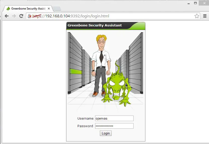 OpenVAS Login