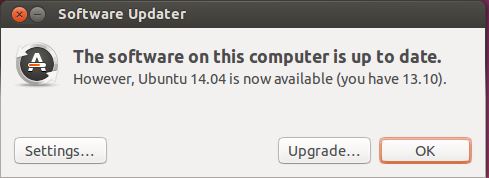 Ubuntu 14.04 - Upgrade