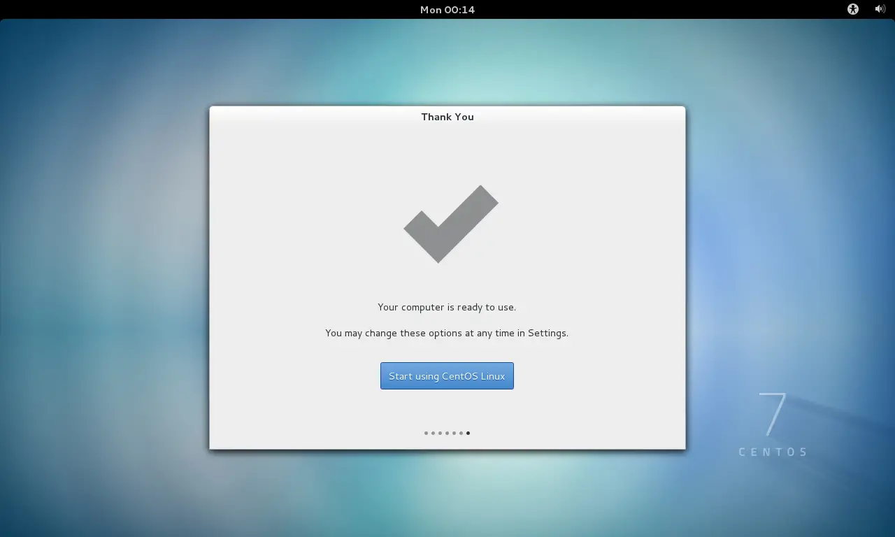 CentOS 7 - Start using CentOS Linux