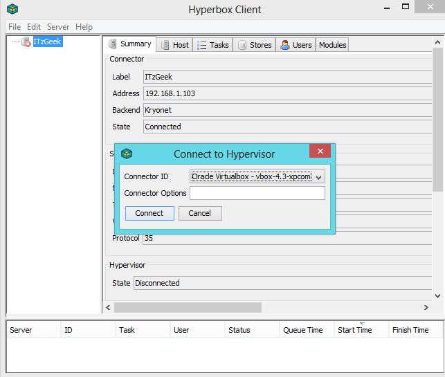 Hyperbox - Hypervisor Connector