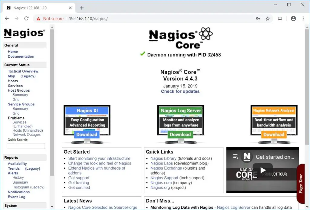 Install Nagios 4.4.3 on CentOS 7 - Nagios Portal