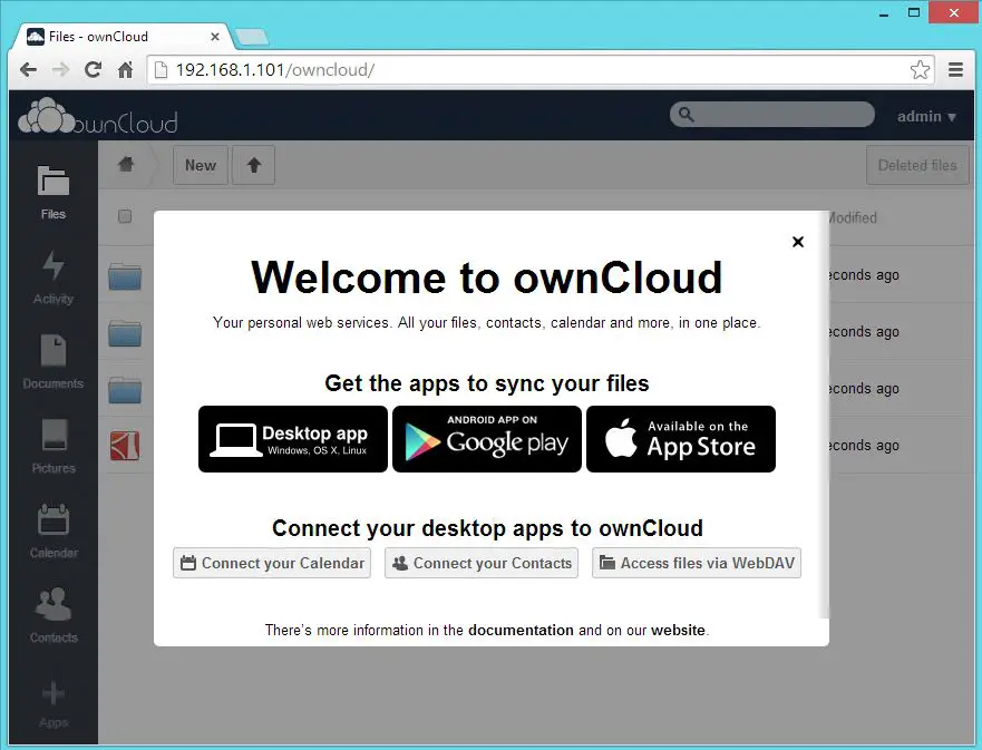 ownCloud - Sync Options