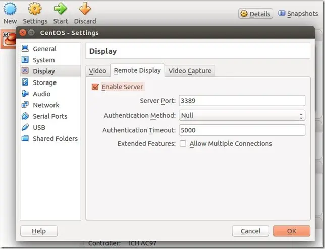 VirtualBox - Enable Remote Server VirtualBox - Enable Remote Server