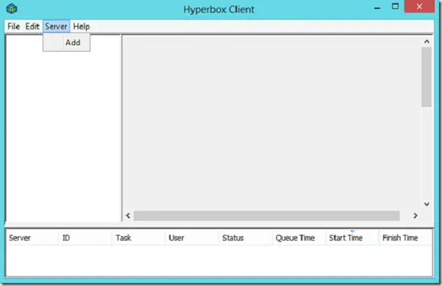 Hyperbox Client - Add Server