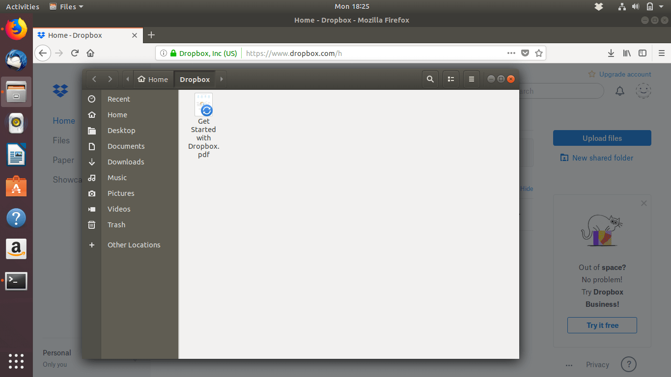install dropbox ubuntu