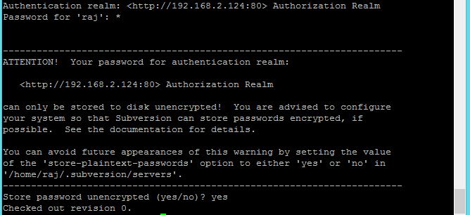 Linux Mint 17 - SVN Checkout