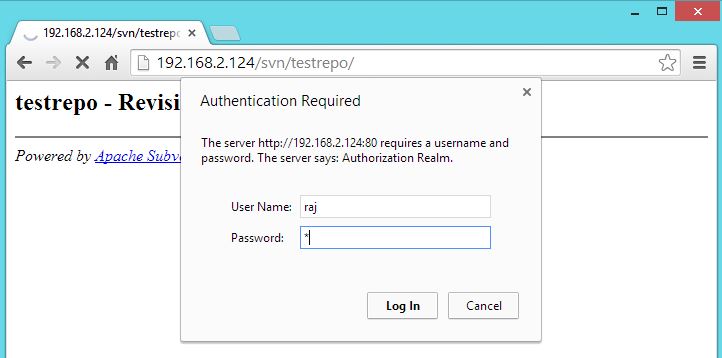 Linux Mint 17 - Secured SVN Repository