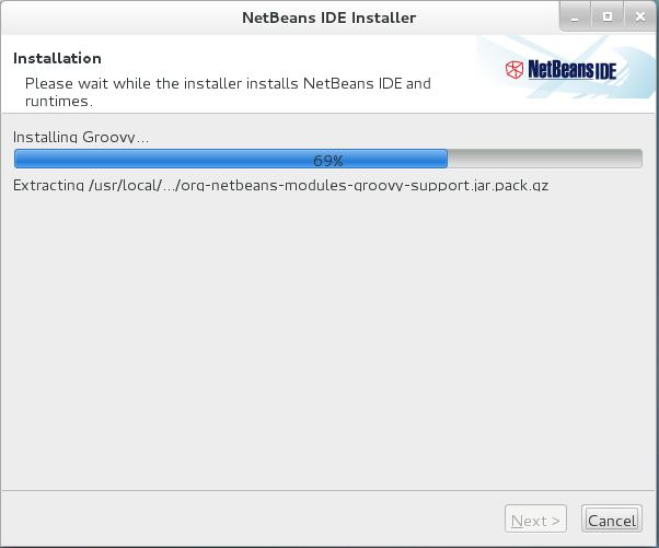 Install NetBeans IDE 8.0.1 on CentOS 7 - NetBeans IDE 8.0.1 Installing