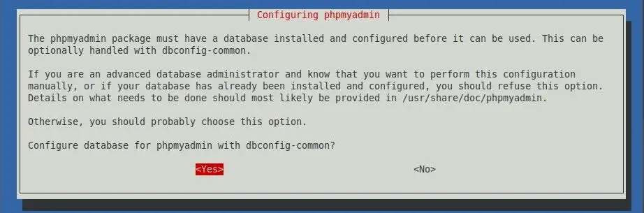 Install phpMyAdmin with Nginx on LinuxMint 19 - Configure Database for phpMyAdmin