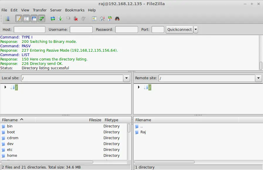 Enable Passive Mode in FTP on CentOS 7 - FileZilla Passive Mode file Transfer
