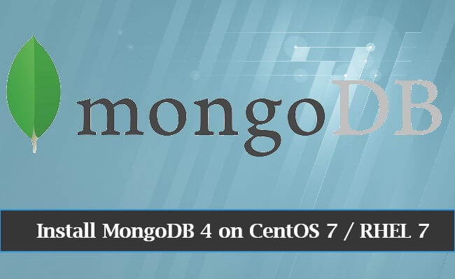 Install MongoDB 4 on CentOS 7