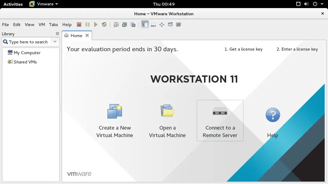 download vmware workstation fedora