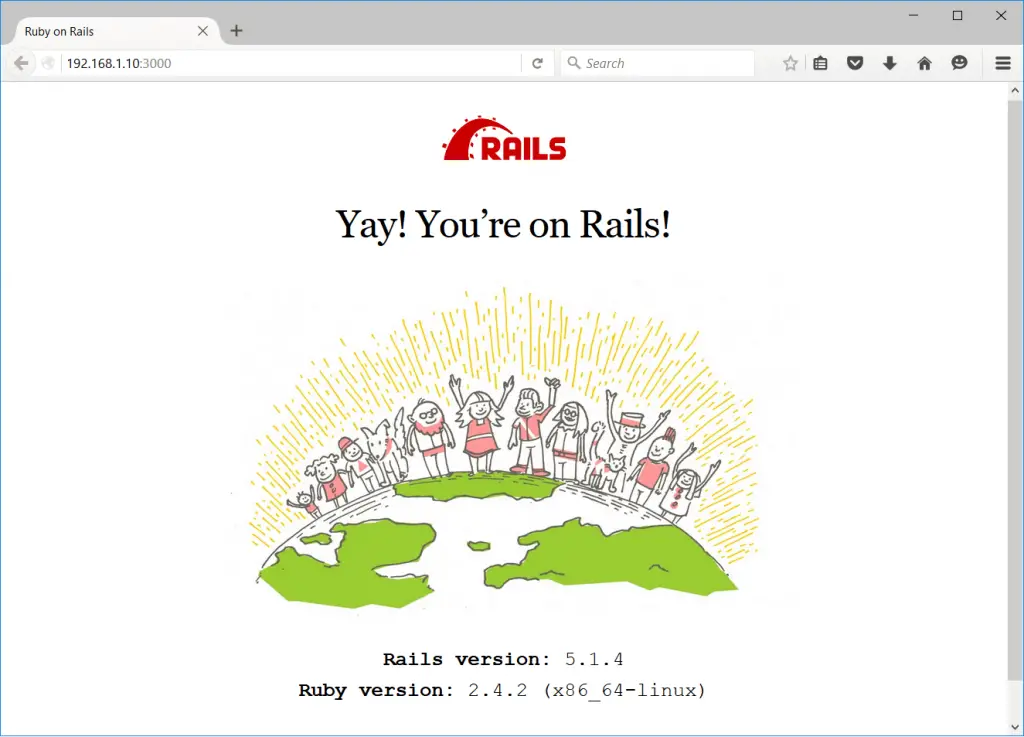Install Ruby on Rails on Ubuntu using rbenv