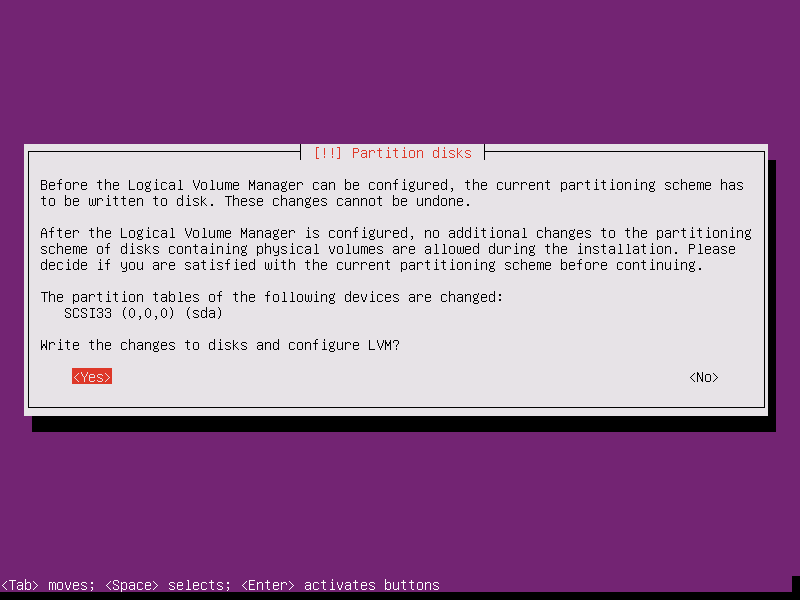 Install Ubuntu 15.10 Server - LVM