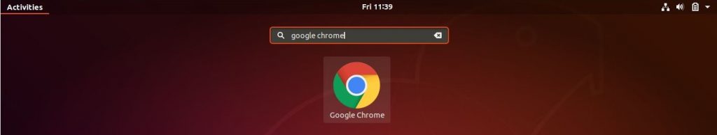 Install Google Chrome on Ubuntu 18.04 - Start Google Chrome