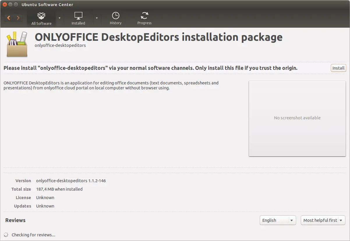 Install ONLYOFFICE Desktop Editor - Alternative to LibreOffice-Installation