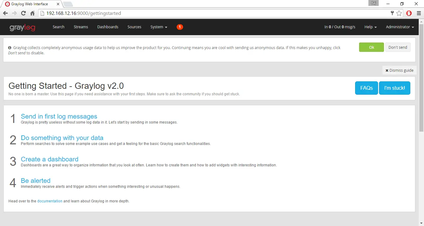 Install Graylog on Ubuntu 16.04 - Getting Started