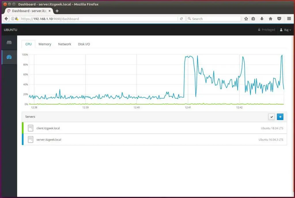 Install Cockpit on Ubuntu 16.04 - Systems List