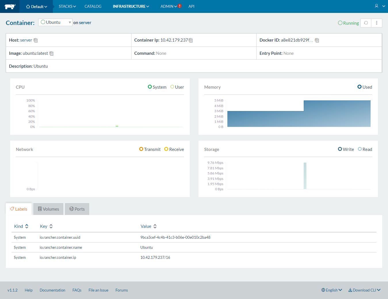 Rancher - Your Private Container Service - Container Performance