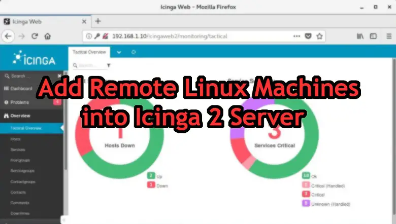 Add Remote Linux Machines into Icinga 2 Server