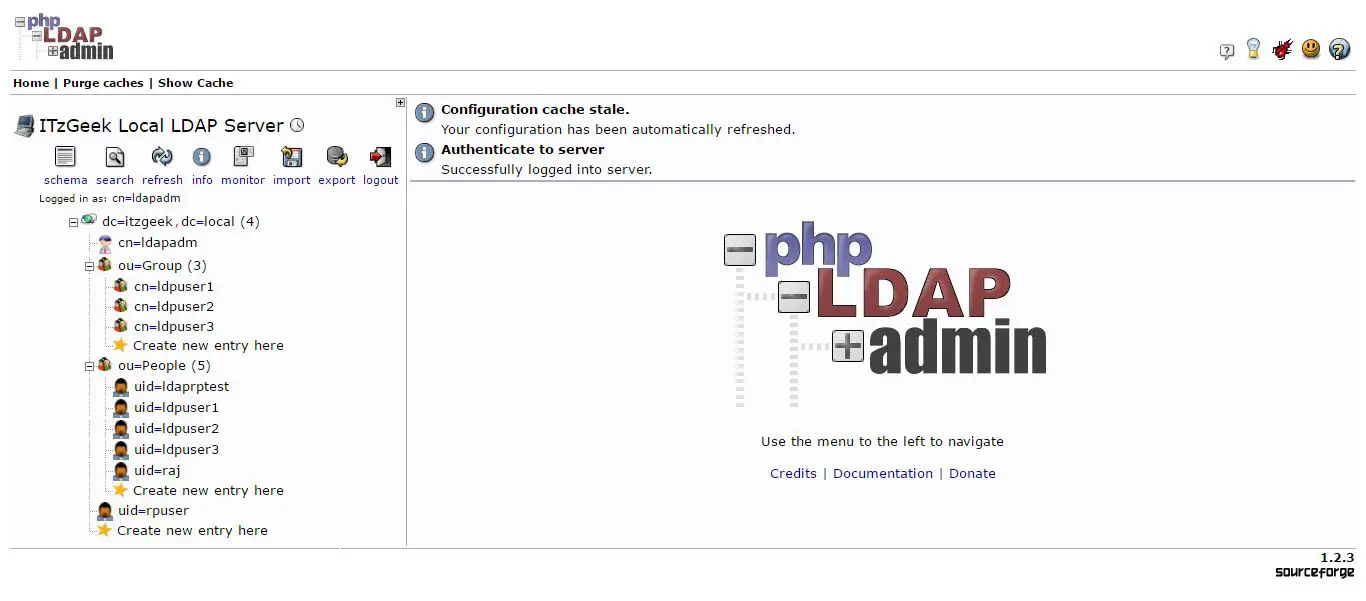 Configure phpLDAPAdmin on CentOS 7 - phpLDAPAdmin