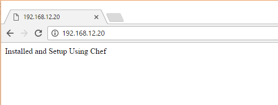 Create a Simple Chef Cookbooks - Apache Page