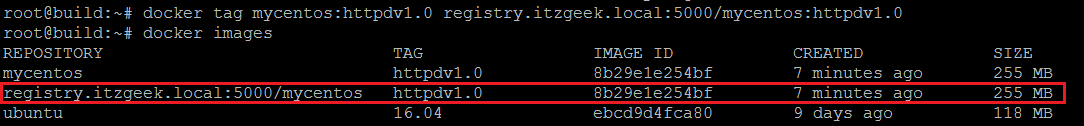 Setup Docker Private Registry on CentOS 7 - Updated list of Docker Images