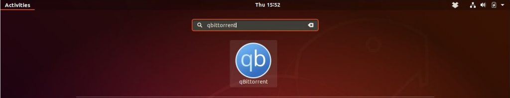 Install qBittorrent on Ubuntu 18.04 - Start qBittorrent on Ubuntu 18.04