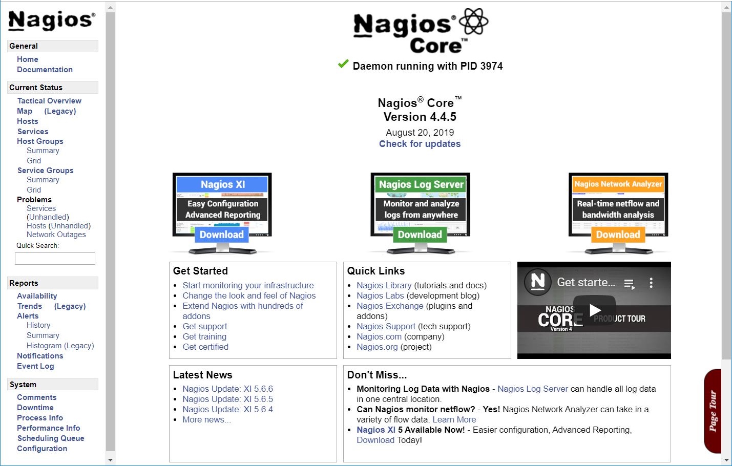 Nagios Home Page
