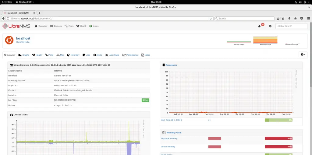 Add Devices to LibreNMS - Device Information