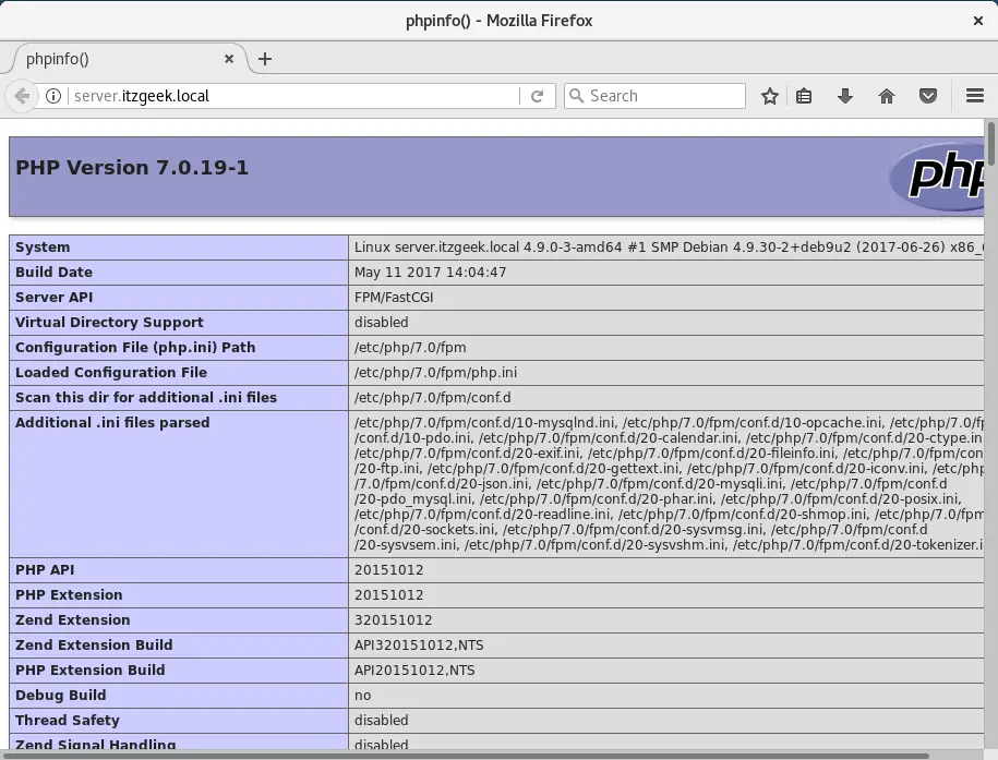 Install Lighttpd on Debian 9 - PHP-FPM Support