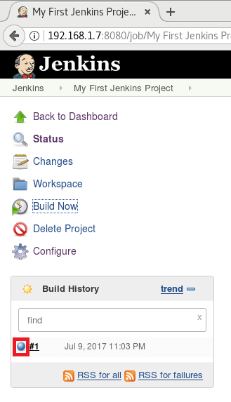 Install and Configure Jenkins on Debian 9 - Building Project