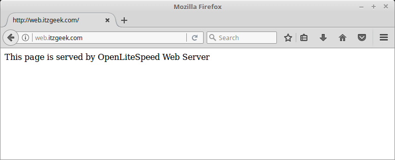 Configure Let's Encrypt SSL in OpenLiteSpeed Web Server - HTTP Web Site