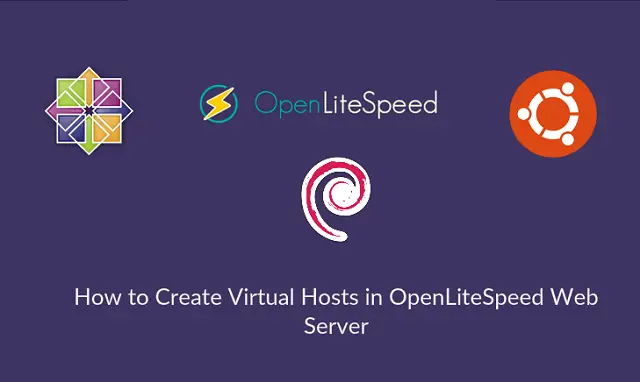 Create Virtual Hosts in OpenLiteSpeed Web Server