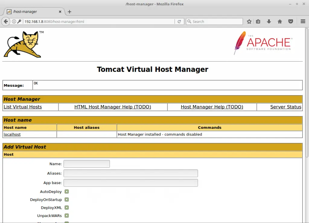 download apache tomcat 8 for linux download apache tomcat 8 for linux
