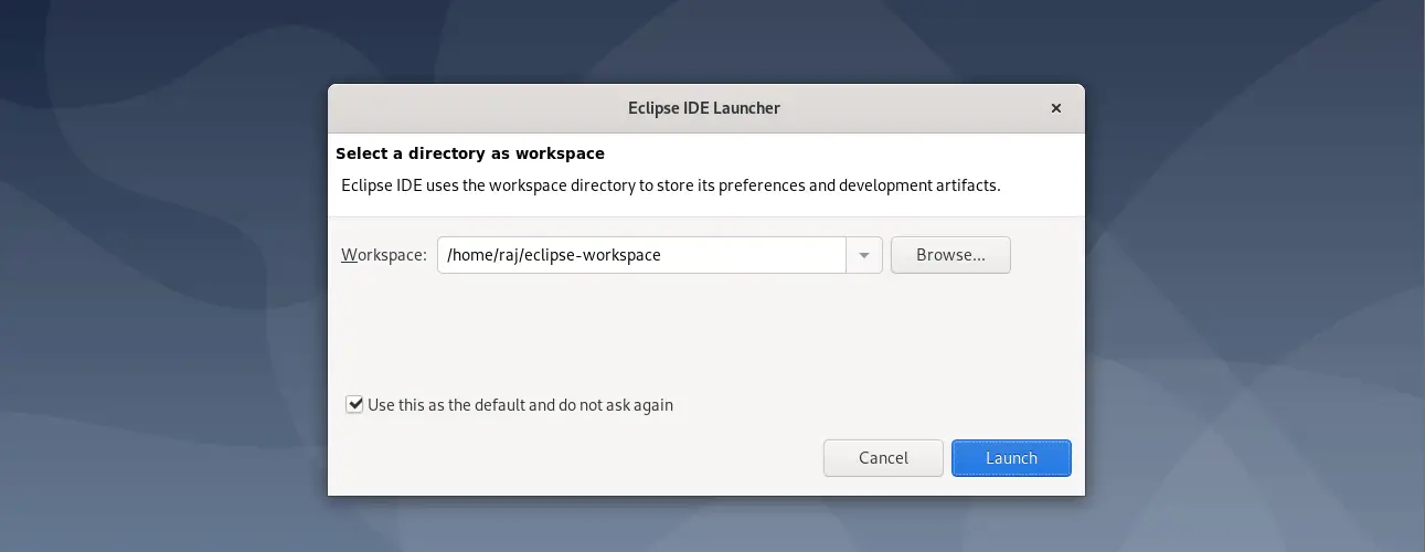 Setup Eclipse Workspace