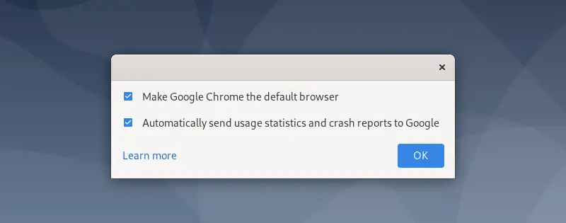 Make Chrome as Default Web Browser