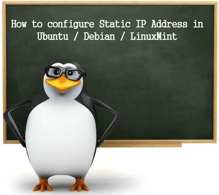 configure Static IP Address in Ubuntu